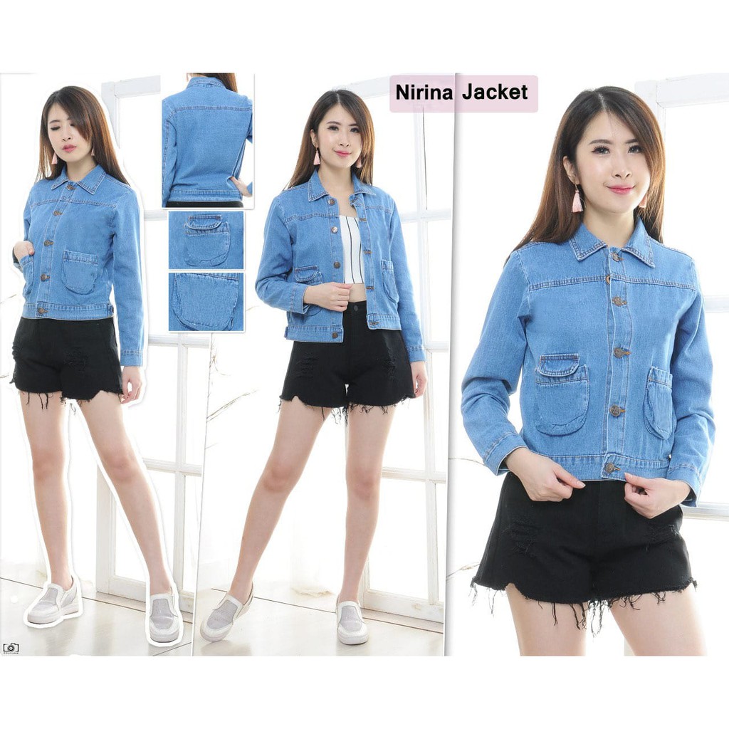 QF JAKET NIRINA JEANS TERBARU