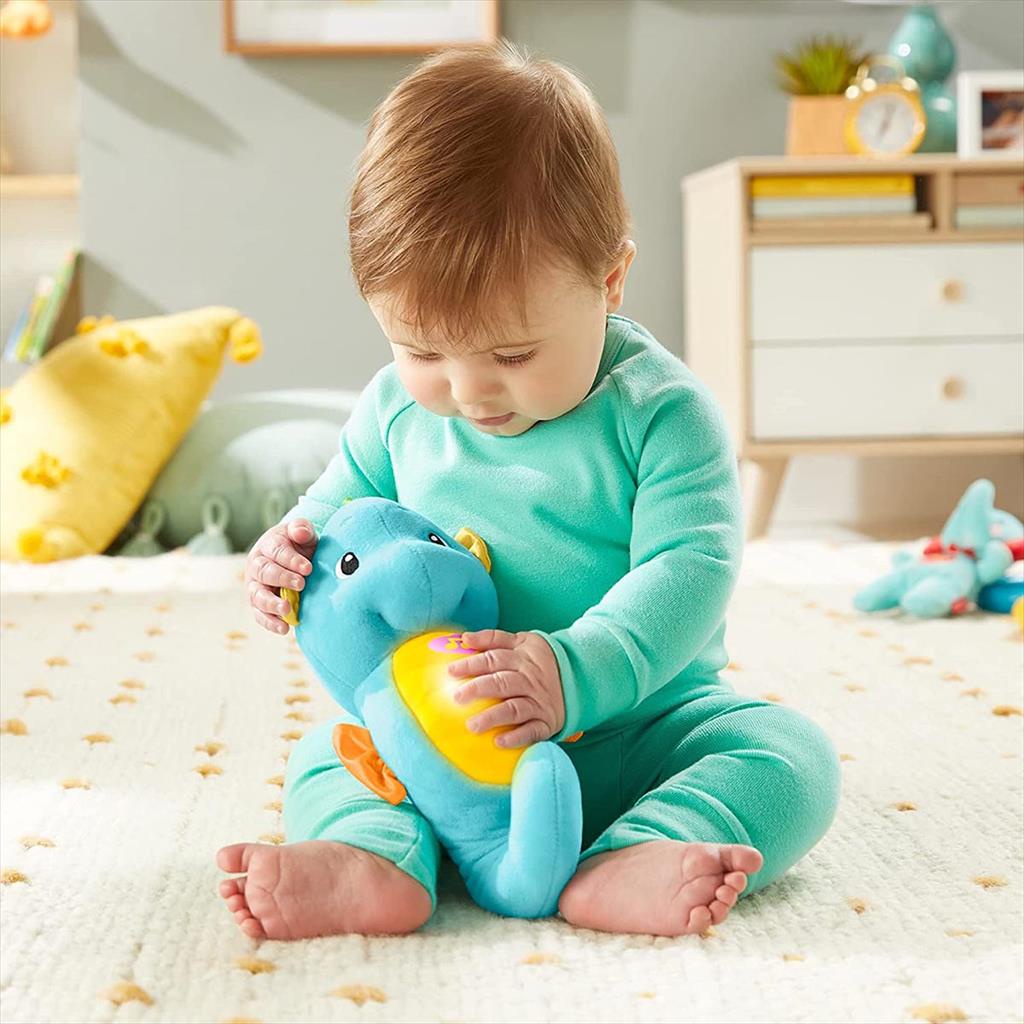 Fisher Price DGH82 Soothe n Glow Seahorse Blue