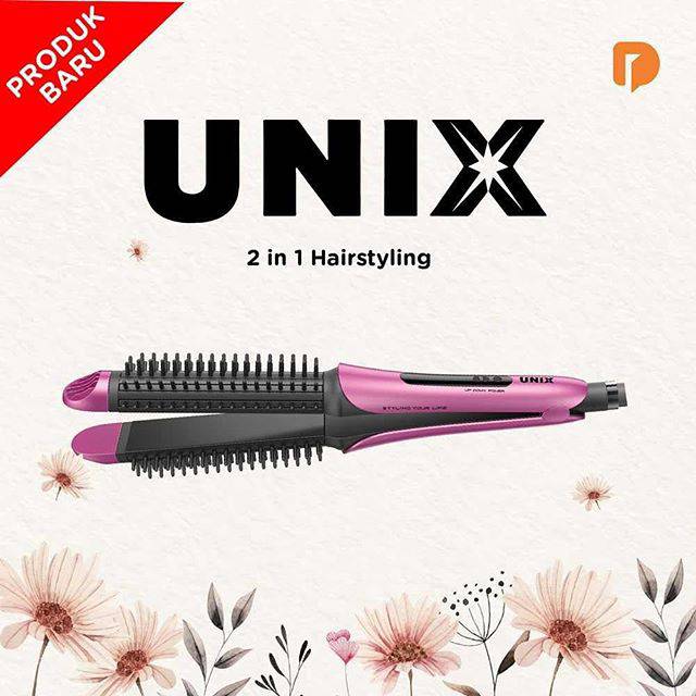 Catokan Unix 2 in 1 Hair Styling