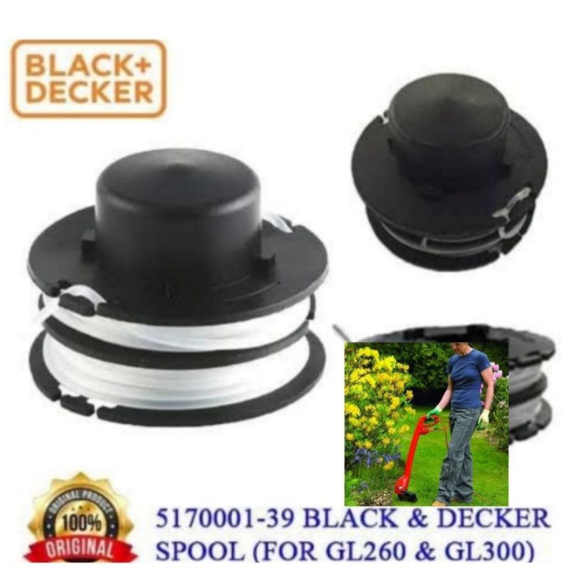 Senar GL300 Black Decker Pemotong Rumput Sperpart GL 300 Original