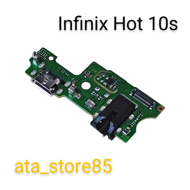 Papan Charger Infinix Hot 10s | Hot10s  PCB UI+Mic Connector Charger Board Konektor Cas Flexible Flexibel Carger Original