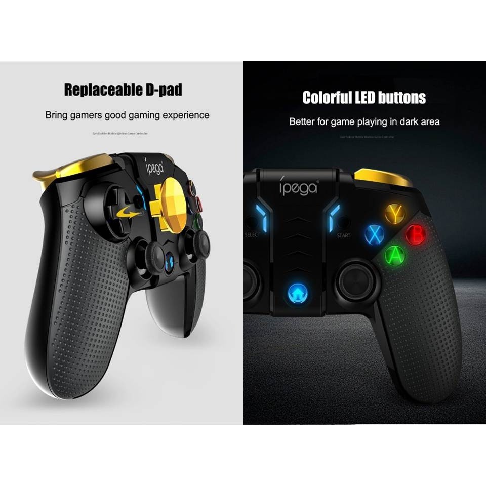 Gamepad wireless ipega golden warrior pg 9118 - joystick bluetooth ipega