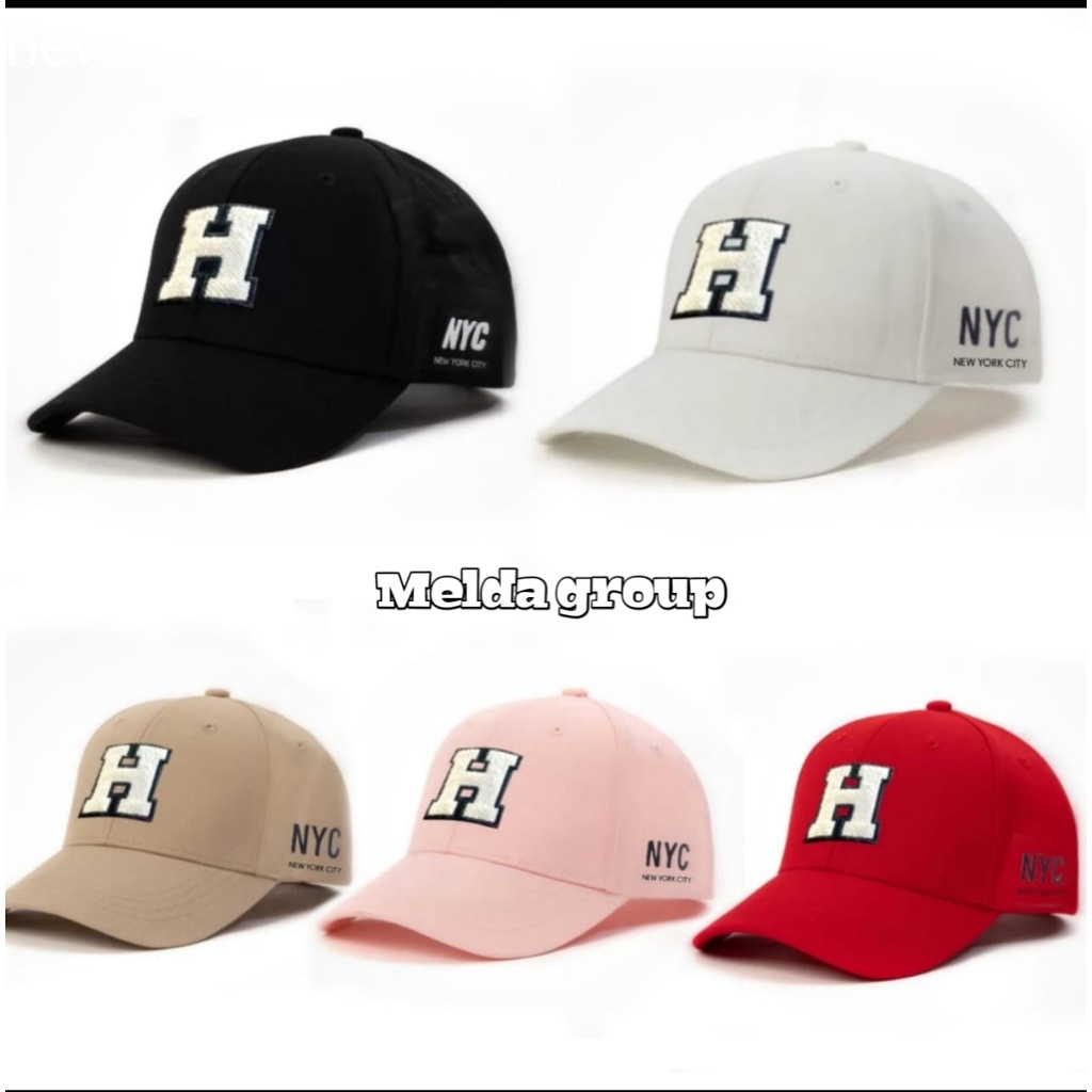 TOPI PRIA DISTRO ORIGINAL MURAH TOPI BASEBALL LOGO H KEREN