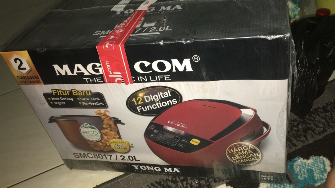 Rice Cooker Yongma Ymc-801 Digital Magic Com 2liter Yong Ma Ymc801