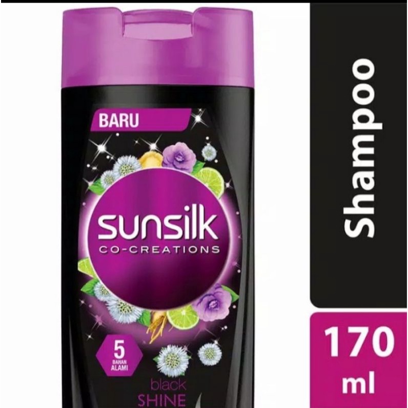 sunsilk shampo black shine 160ml