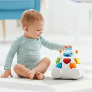 Skip Hop Sort and Spin Yeti Interactive Shape Sorter Original - Mainan Bayi 305411