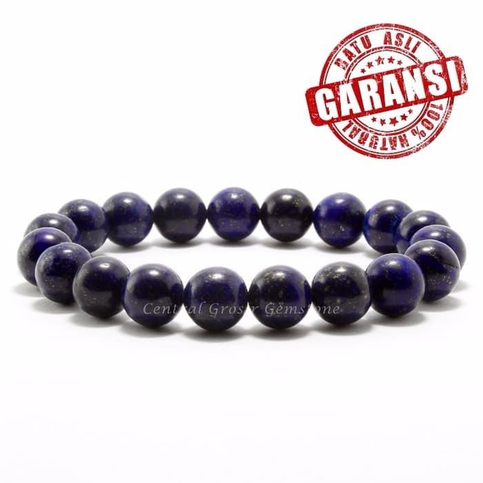 Dijual GELANG NATURAL LAPIS LAZULI, FULL SERAT EMAS, BERANI TAMPIL BEDA terbaik
