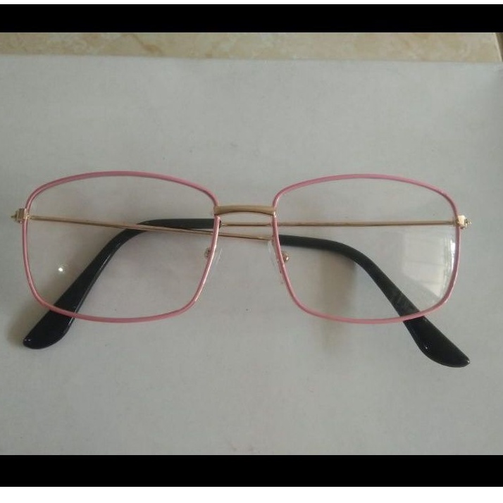 kacamata wanita frame pink trendy CHN175