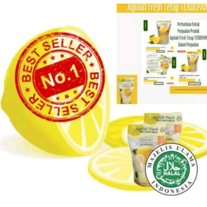 

SARI LEMON AQILA FRESH 500ML