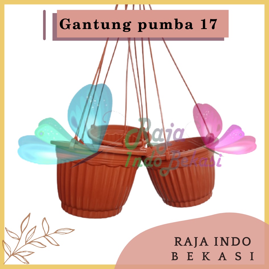 Pot Bunga Gantung Pumba 17 Coklat Merah Bata Pot Gantung Coklat Bagus Pot Gantung Plastik Murah Unik