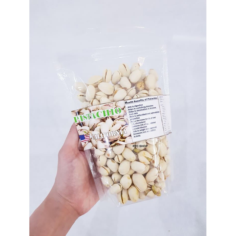 

KACANG PISTACHIOS/FUSTUK 250gr USA CALIFORNIA - ORIGINAL POUCH