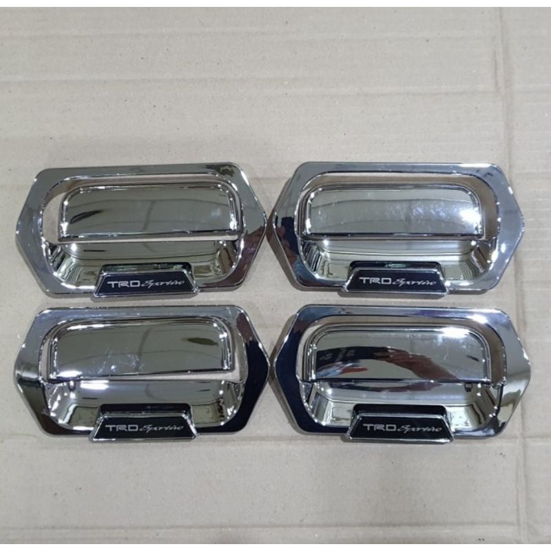 Paket outer handle cover crome model TRD mobil avanza xenia lama 2005-2011 outer handle cover varias