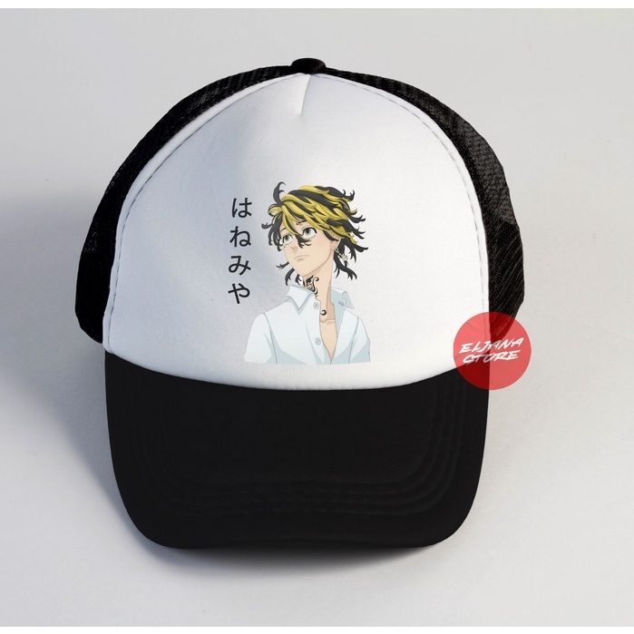 Tokyo Revenger Kazutora / Topi Anime / Demon Slayer / Topi Jaring Distro / Topi Premium / Topi Sablon