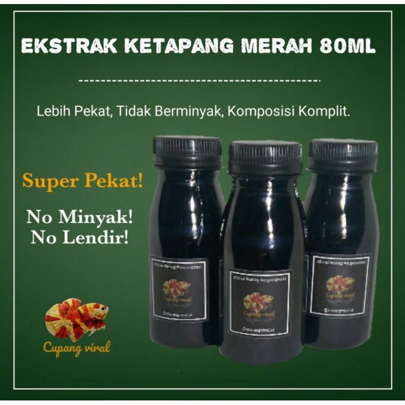 Ekstrak Daun Ketapang Merah 80ml