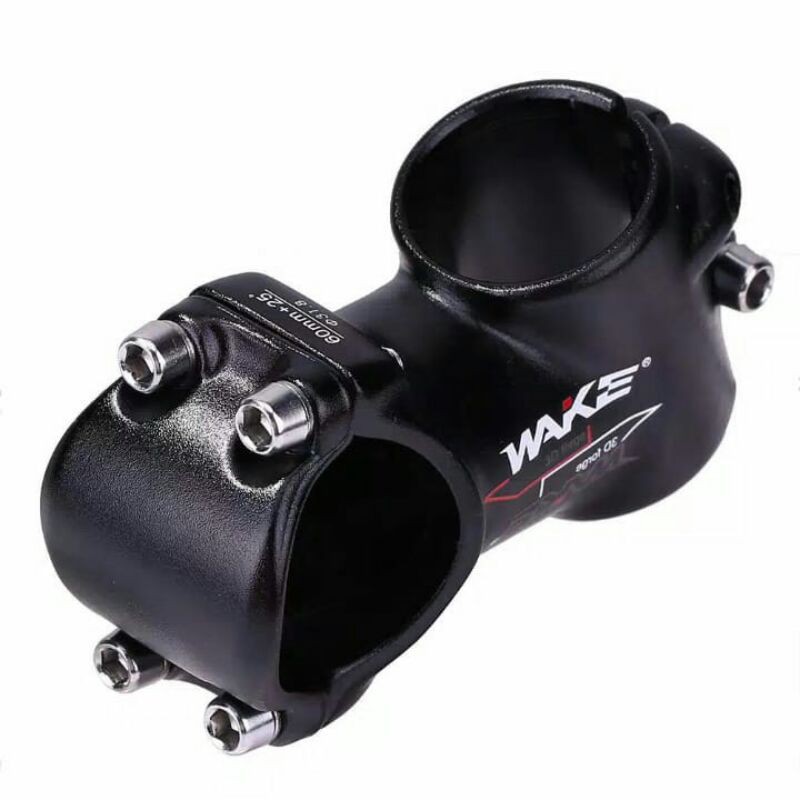 stem mtb roadbike 25 derajat 60 mm alloy Wake