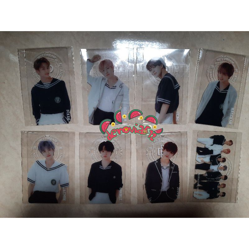 Ready Stock Clear Bookmark NCT DREAM BACK TO SCHOOL KIT 2021 B2S NCT DREAM