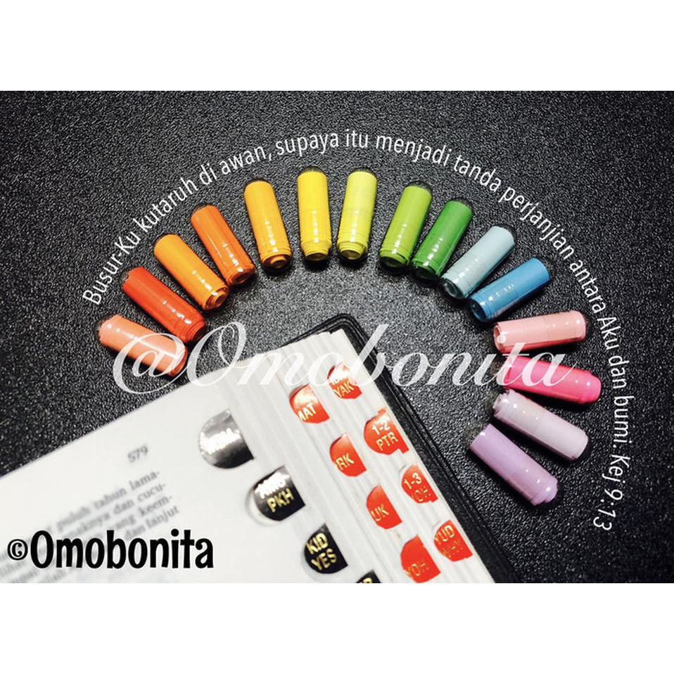 ( Buku ) Rainbow Words of God - 365 Ayat Alkitab Dalam Kapsul versi Rainbow - Indonesia