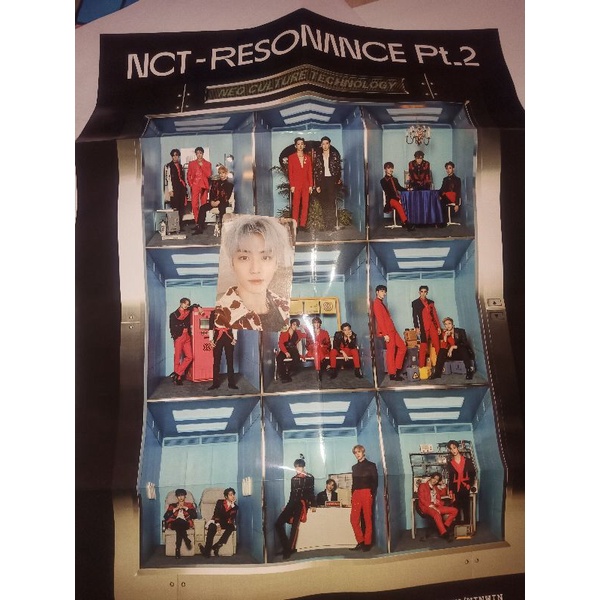 PHOTOCARD PC JAEMIN NCT RIDIN + FOLDED POSTER RESSONANCE