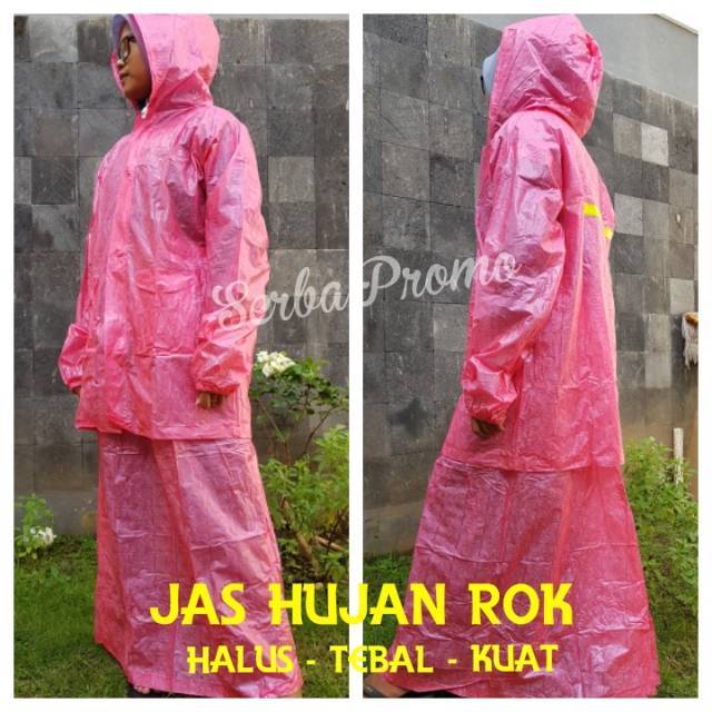 Jas Hujan Jaket Rok Naida Elephant Brand - Jas Hujan Rok Murah - Jas Hujan Muslimah