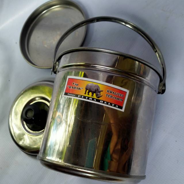 Rantang tunggal stainless