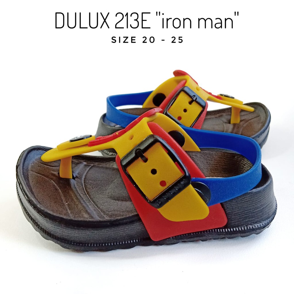 Sandal anak Ringan cowok dulux 213E motif Ironn man PKPKB-4