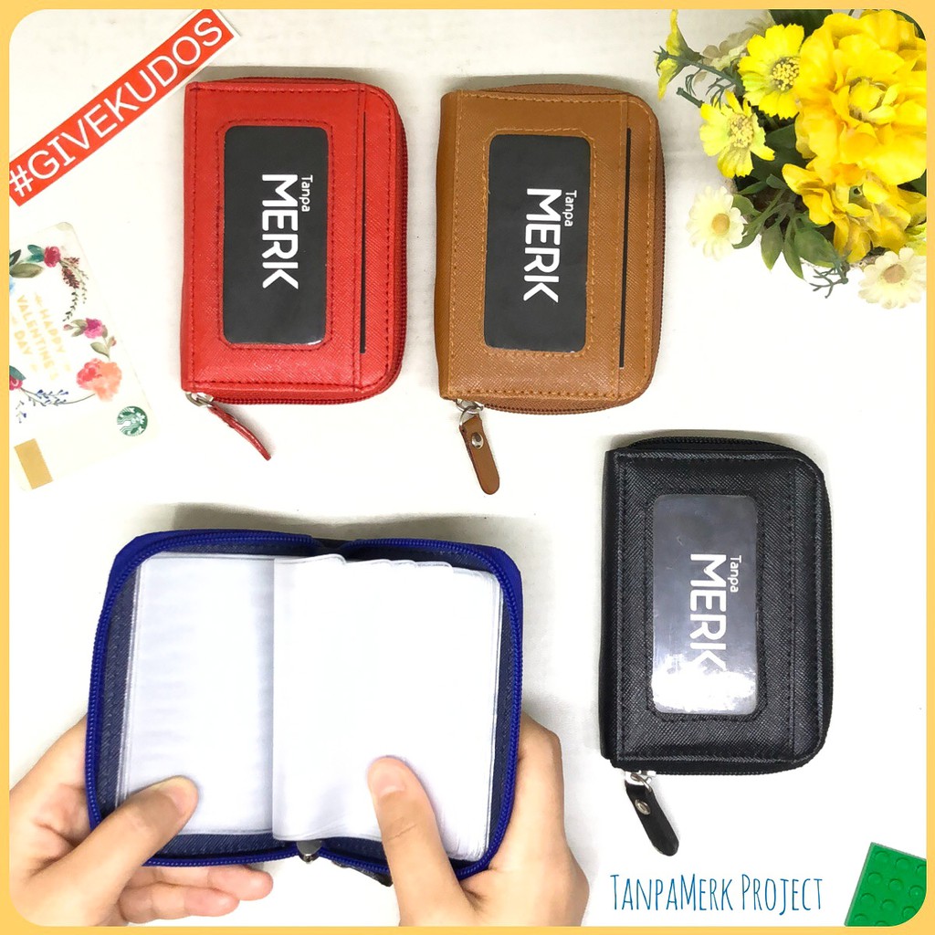 dompet kartu TanpaMerk original business card wallet dompet original dompet murah