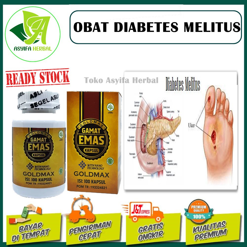 Jual Obat Diabetes Melitus Diabetes Basah Diabetes Kering Luka