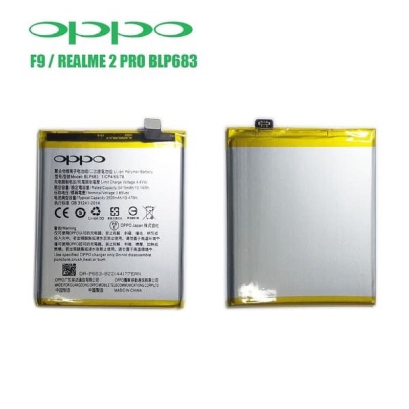Baterai Oppo F9 Ori Batre Oppo F9 Battery