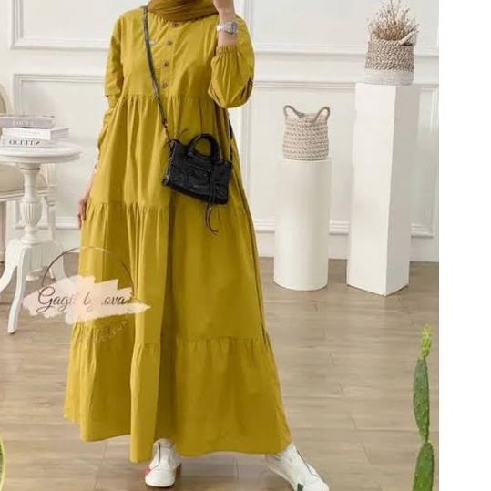 Original ⭐ Kirania Dress | Bahan Rayon | Dress Muslim | Baju muslim | Kirania midi | Midi Dress ?