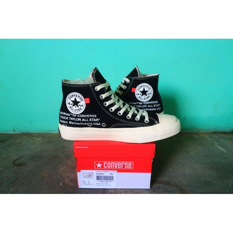SEPATU CONVERSE 70S X OFF WHITE PREMIUM BNIB MADE IN VIETNAM