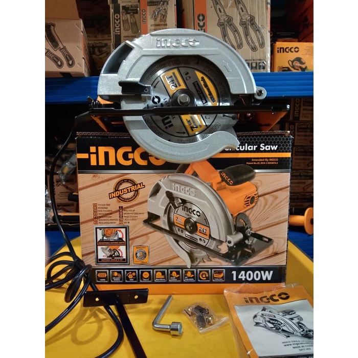 CIRCULAR SAW 7&quot; 1400 WATT / MESIN BELAH KAYU / CIRCULAR INGCO CS18528 / SIRKEL KAYU / POTONG KAYU