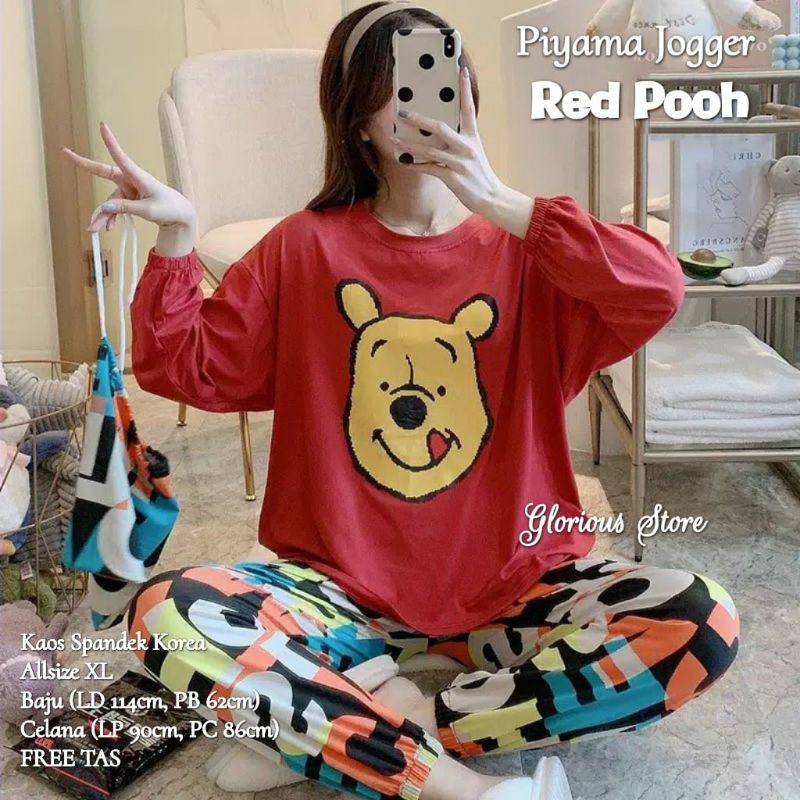 piyama jogger pooh