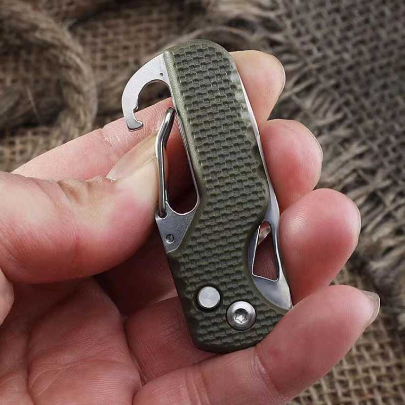 Pisau Kater Cutter Unik Pisau Lipat Multifungsi Kecil Pisau Kait Hook Bahan Stainless Steel