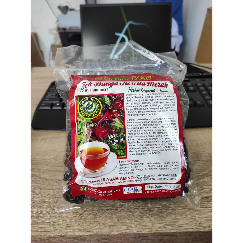 

Teh Bunga Rosella Merah - Mengandung 18 Asam Amino