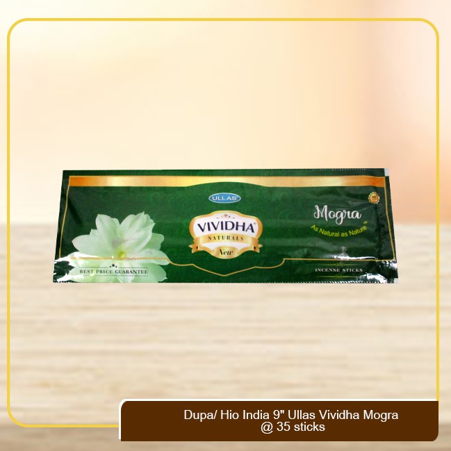 Dupa / Hio India Wangi Harum Jasmine 9" Ullas @ 35 sticks