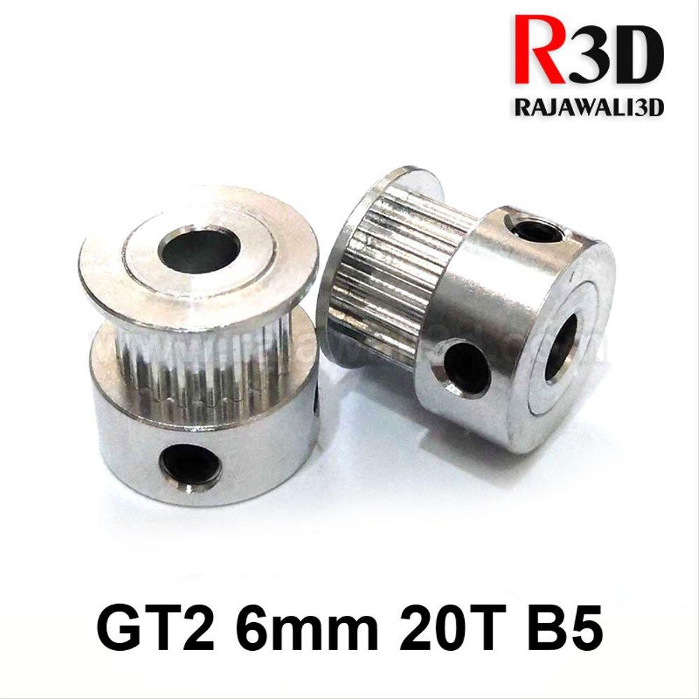 10PCS 2GT 20 Tooth 20T 8mm Bore Aluminum Timing Pulley NEW