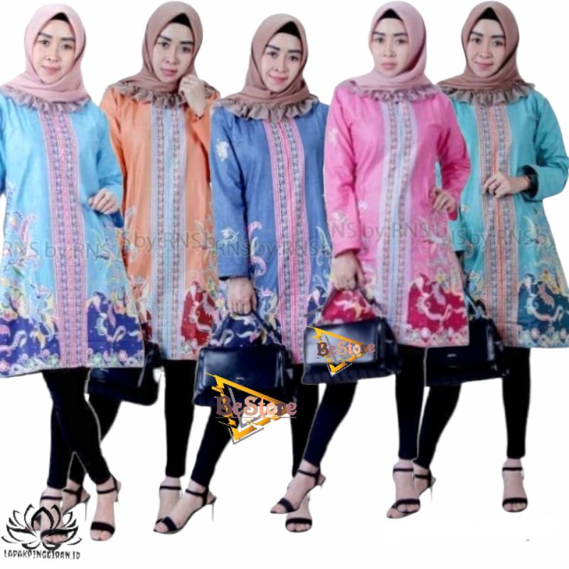 Batik Tunik Dress Marina Bay