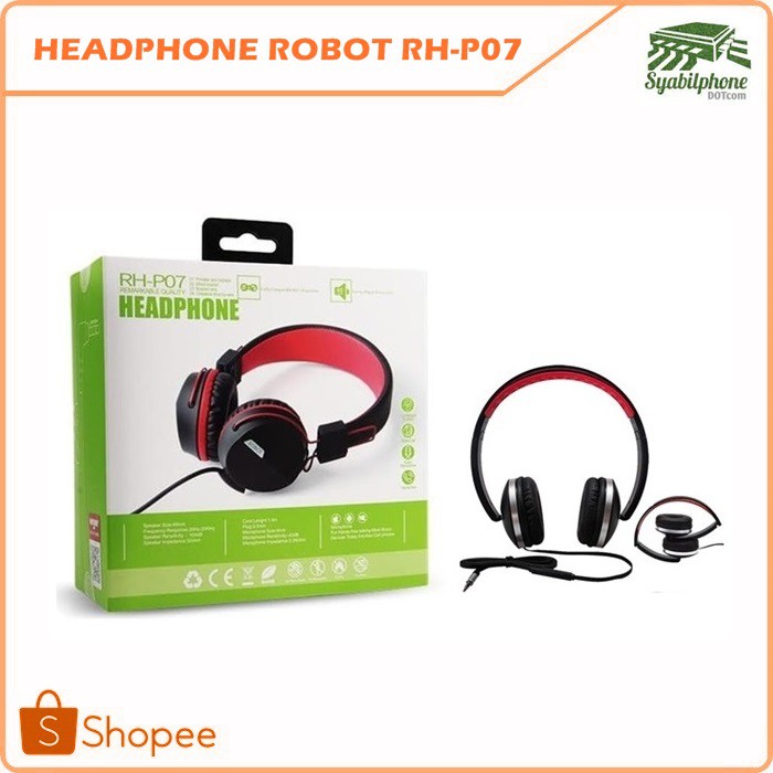 Headphone Robot RH-P07 Ekstra Bass