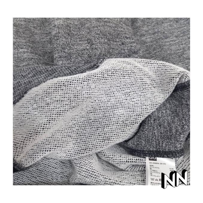 Promo Hoodie Zip & Cardingan Dark Grey Uniqlo Original