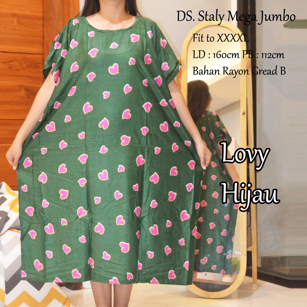 Daster Mega Jumbo Staly LD 160cm || Daster Jumbo Murah-3