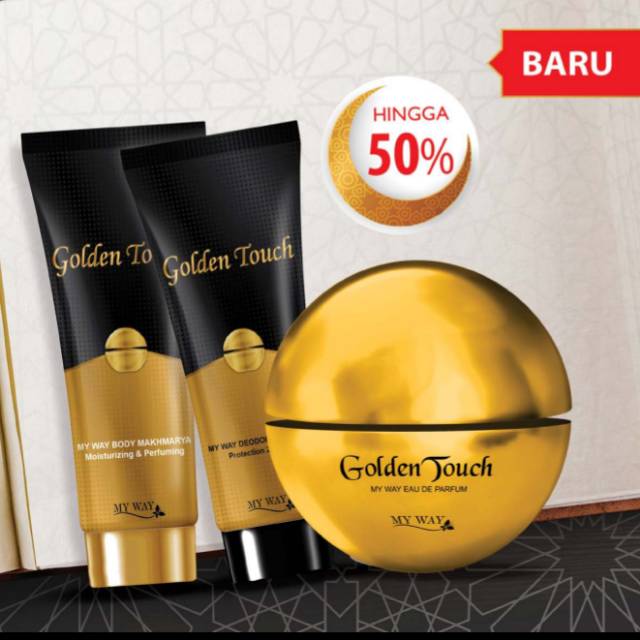 PROMO PARFUM 3in1 GOLDEN TOUCH MY WAY