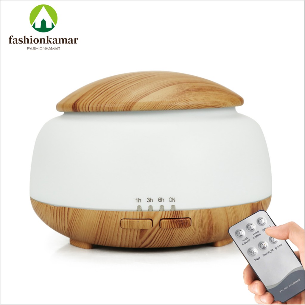 Humidifier Air 300ML Aromaterapi Difuser Dengan Remote Model Jamur (TIDAK FREE OIL)-3