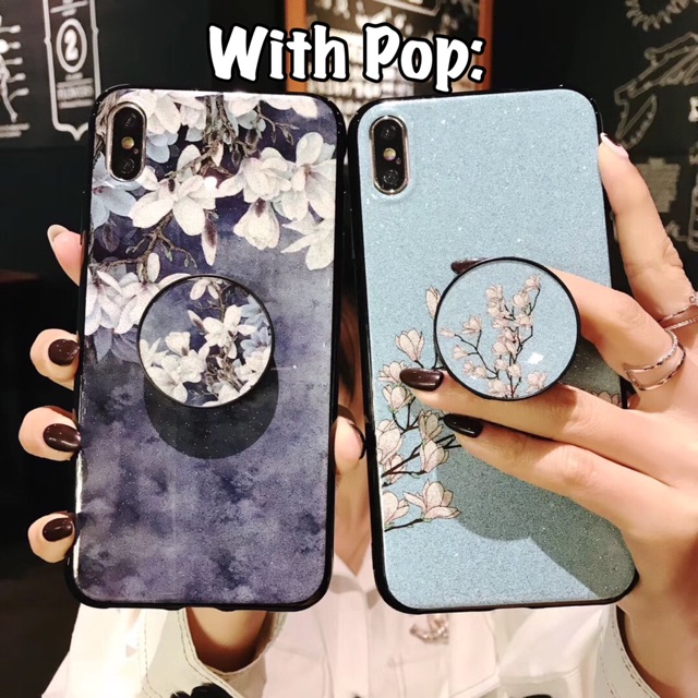 Flower Case iPhone Oppo Vivo Xiaomi Samsung J2 Pro J2 J5 J7 Prime Realme 7 6 5 3 2 Pro Oppo A52 A31