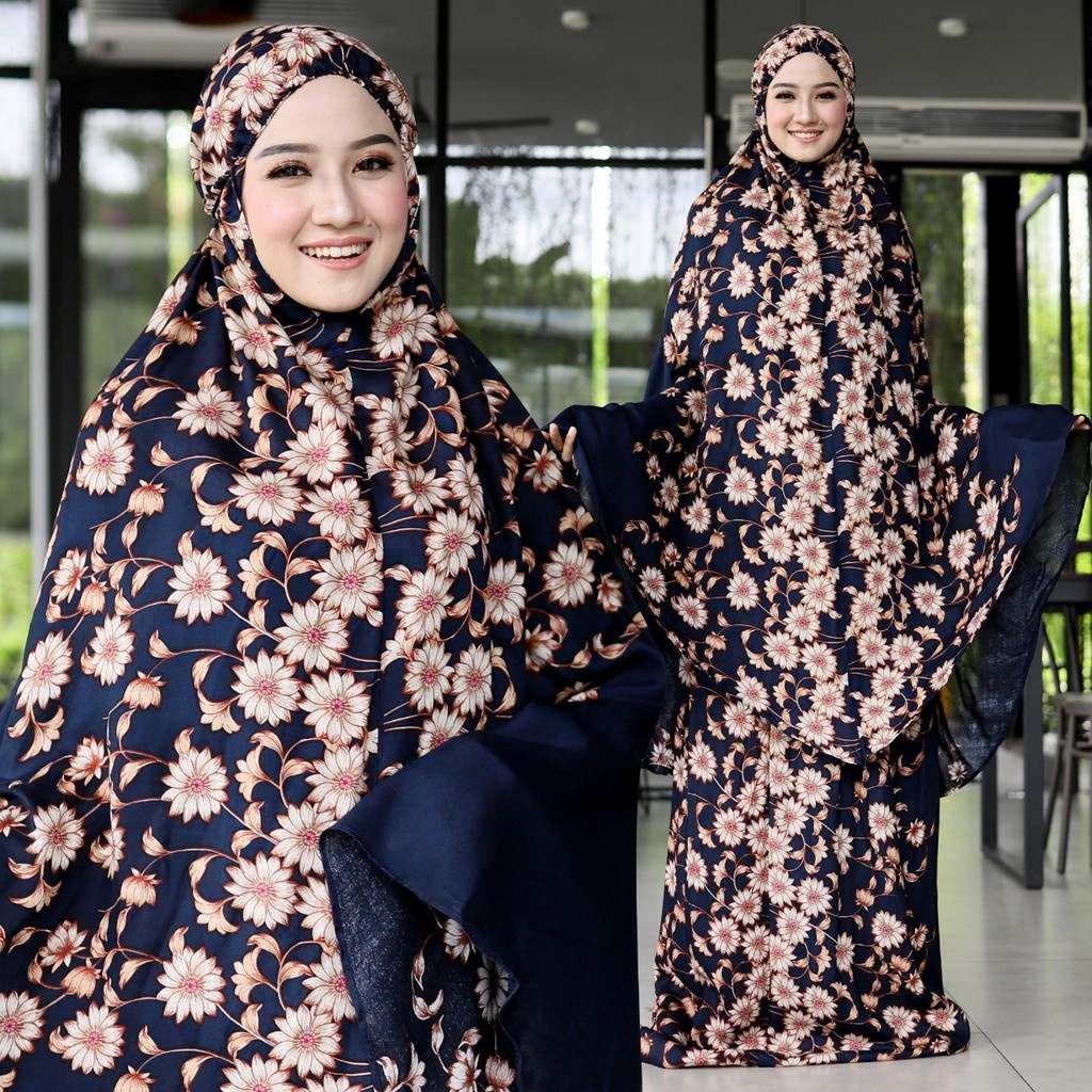 HOPYLOVY - Mukenah Dewasa Katun Rayon Adem Warintil