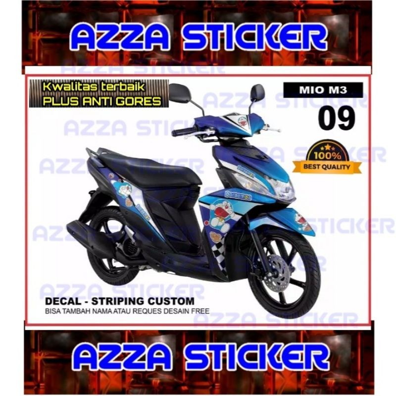 Sticker Striping Decal Mio M3 Full Body, Sticker Decal Mio M3 Full Body, Decal Mio M3 09
