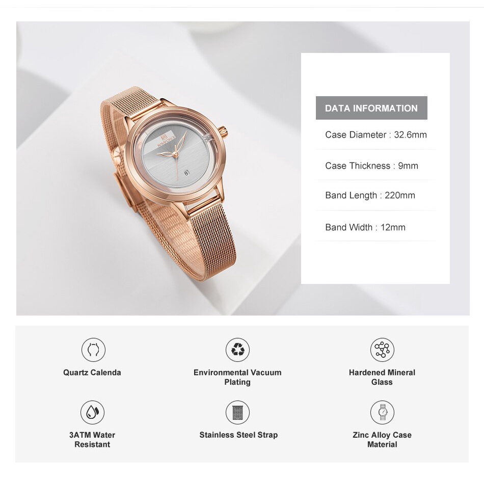 Jam tangan wanita naviforce 5014