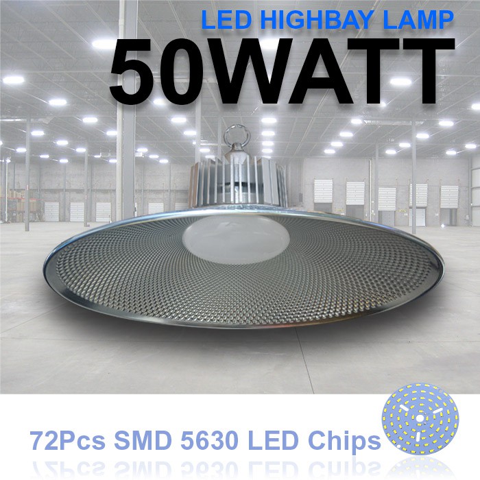 Lampu Ufo Led High Bay Lampu Industri Gudang Garasi Pabrik 50 Watt Murah Shopee Indonesia
