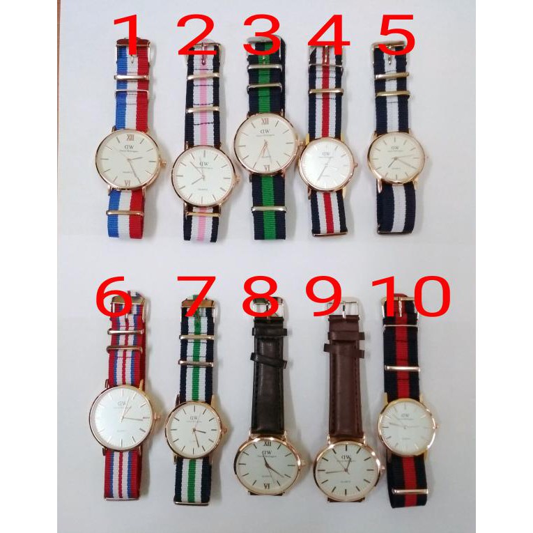 Terlaris Jam Tangan Pria Wanita Dw Harga Couple +Box (Rolex Ripcurl Swiss Army)