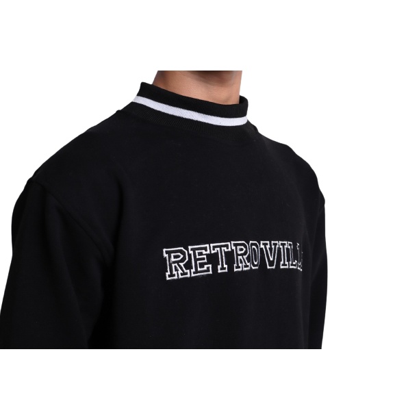 Jaket Sweater Crewneck BASIC RETROVILLE – Fashion Trendy Casual Unisex Good Brand Quality 99% Realpict