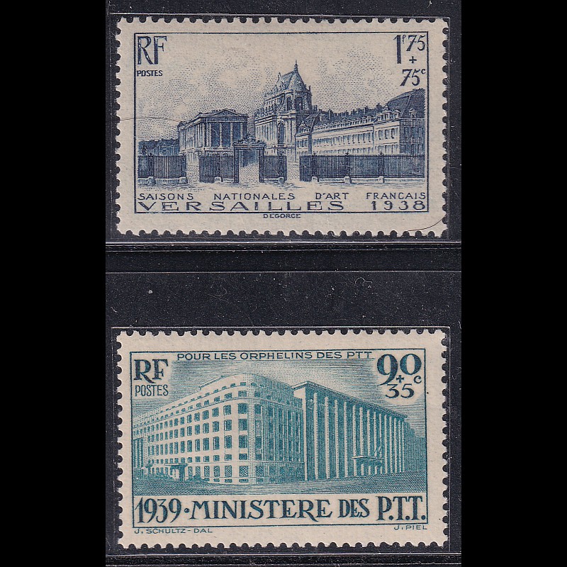 

Prangko France 1938-1939 - Charity stamp